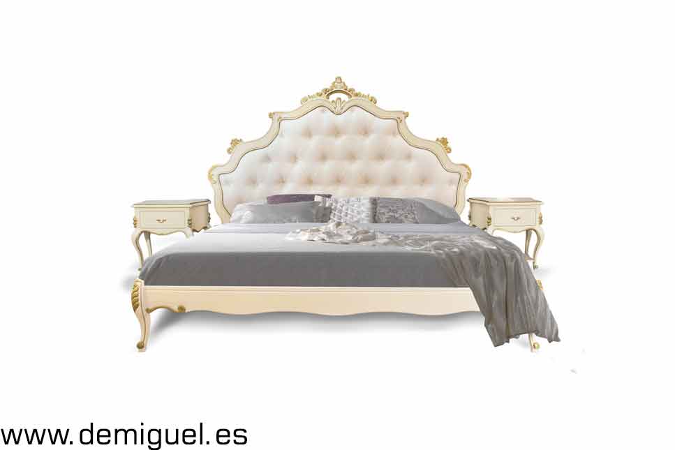 Cabecero barroco, cabecero barroco a medida, cabecero barroco de madera, cabecero barroco blanco, cabecero barroco tapizado