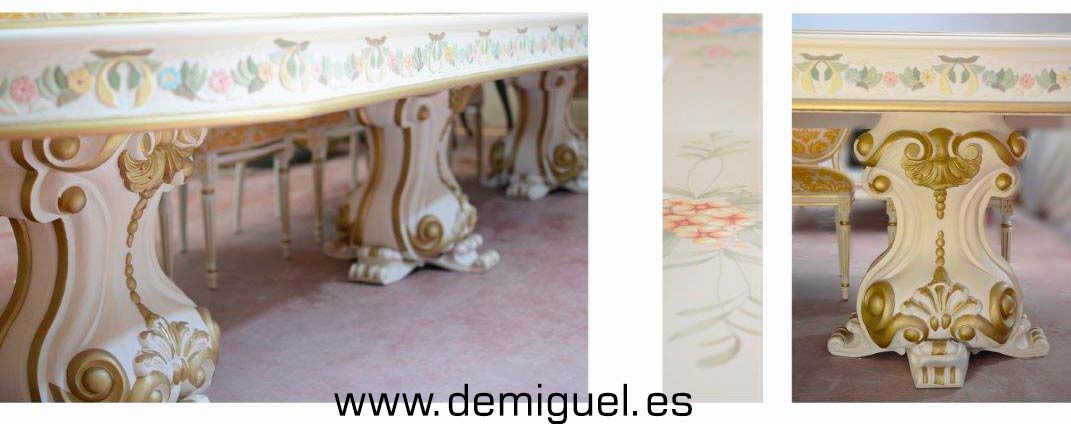 muebles barrocos, mueble barroco a medida, mueble barroco Madrid, fábrica de muebles barroco